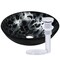 Novatto TARTARUGA Glass Vessel Bathroom Sink Set, Chrome NOHP-G012CH - alternate 1